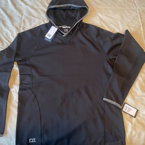 *NWT* Cutter & Buck Mens DryTec Traverse Hoodie (Sz Med) - Picture 3 of 9